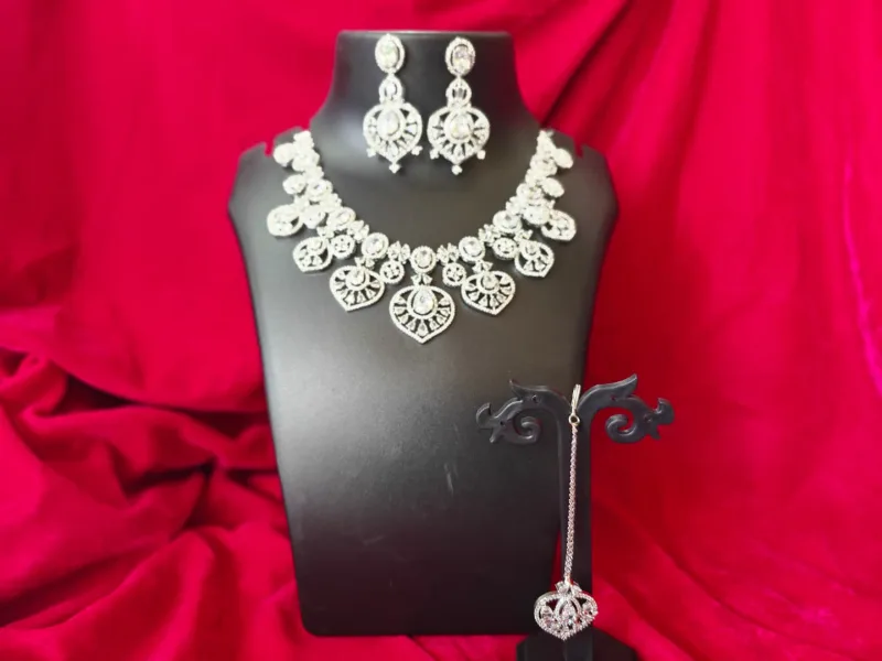 Celestial Charm American Diamond Necklace Set