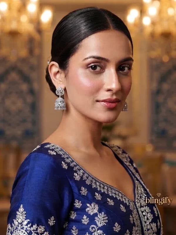 Silver Jhumka Earrings — view 3 of 3