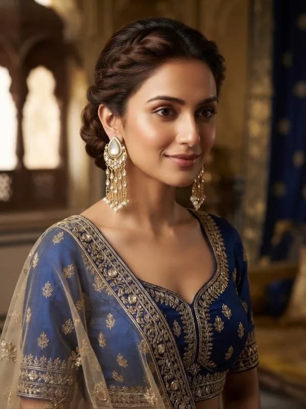 Zohra Mughal Cascade Earrings — view 2 of 3