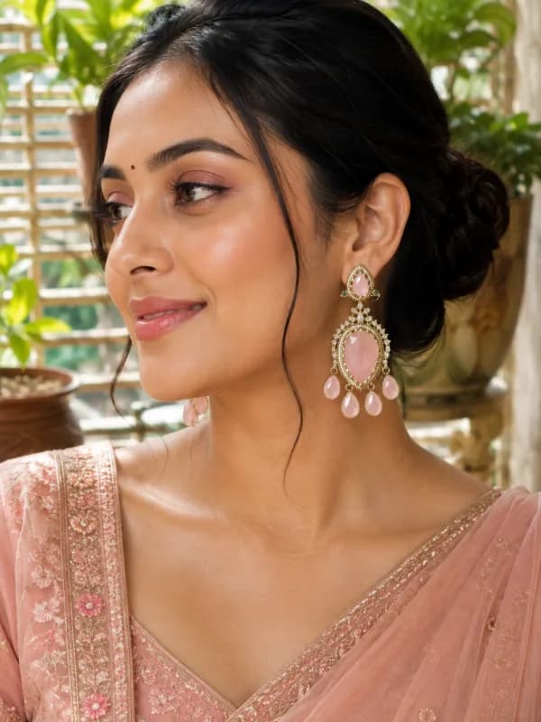 Gold Chandelier Drop Earrings