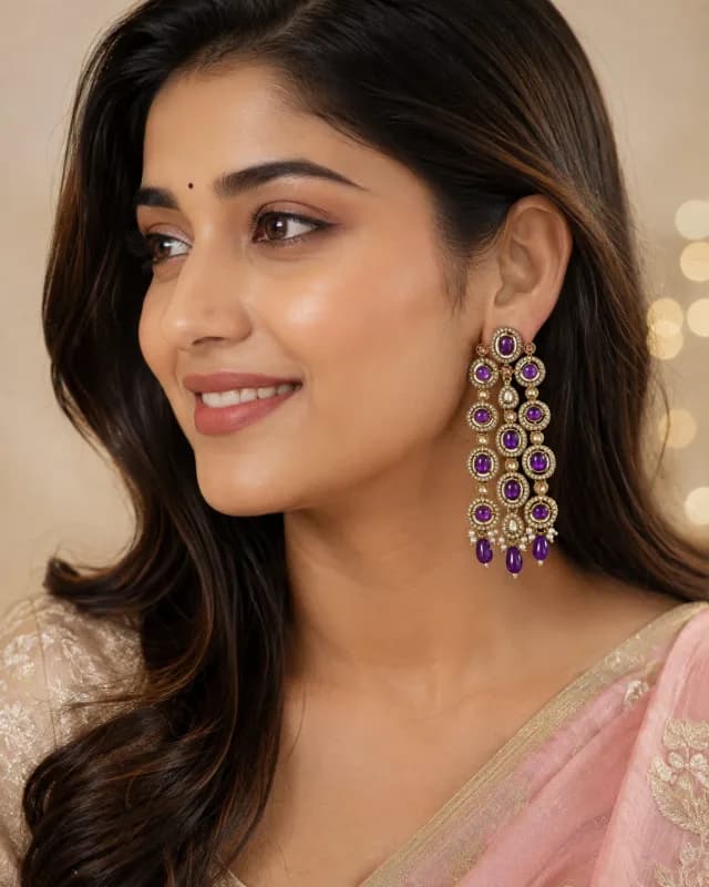 3-String Statement Earrings — view 2 of 2