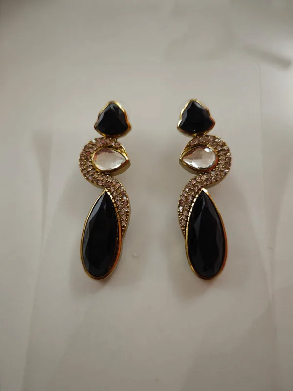curved, wave Statement Earrings — view 2 of 4