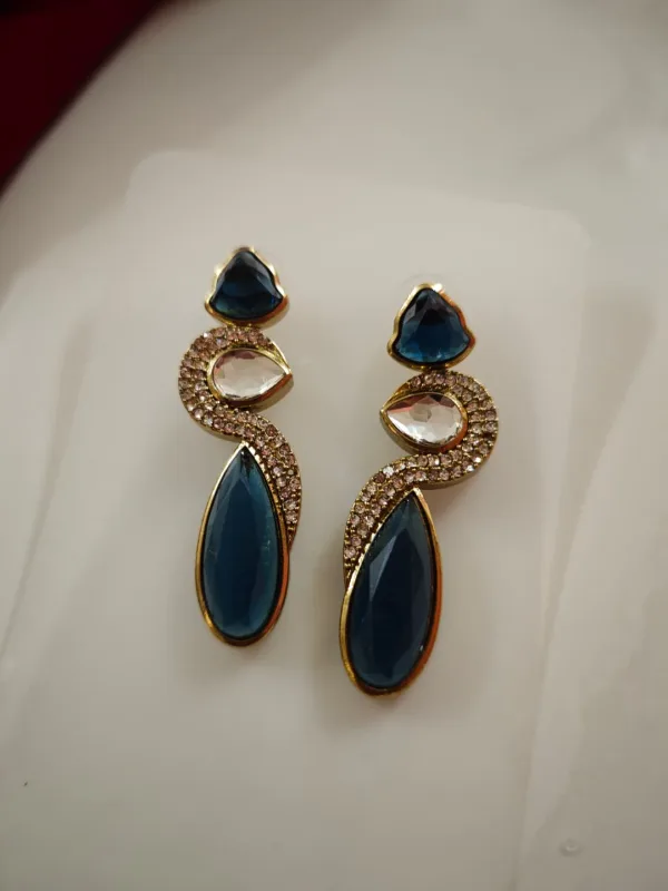 curved, wave Statement Earrings — view 3 of 3