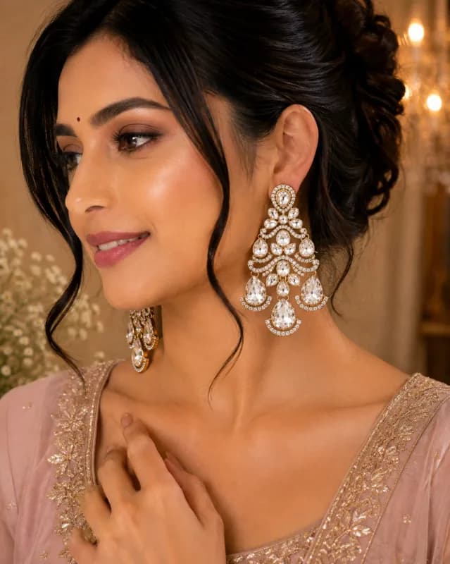 statement chandelier earrings — view 2 of 2