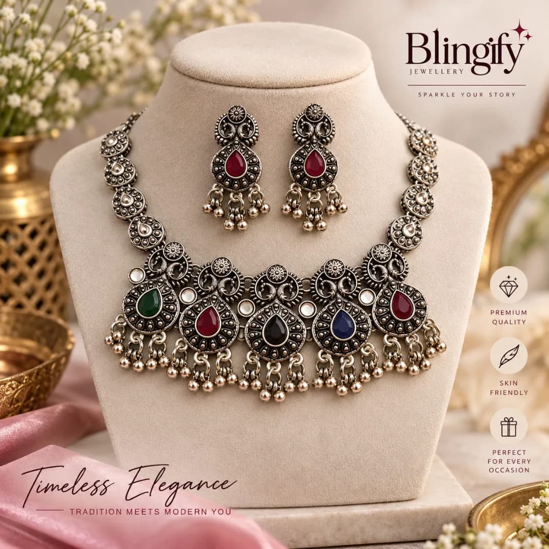 Rani Panchratna Choker Set